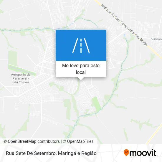 Rua Sete De Setembro mapa