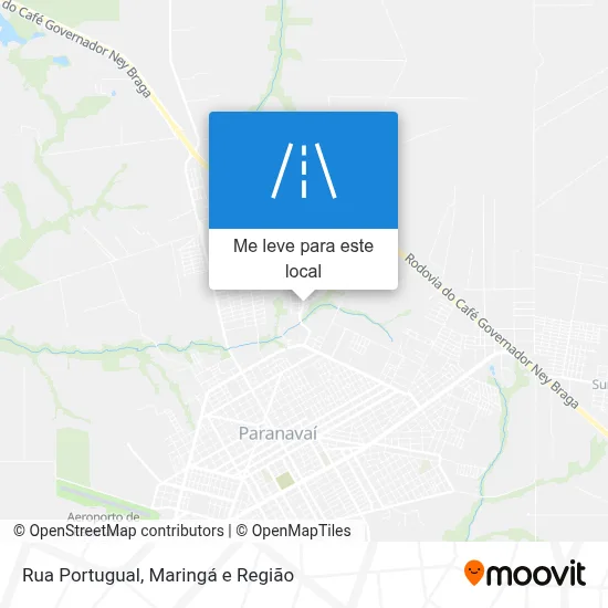 Rua Portugual mapa