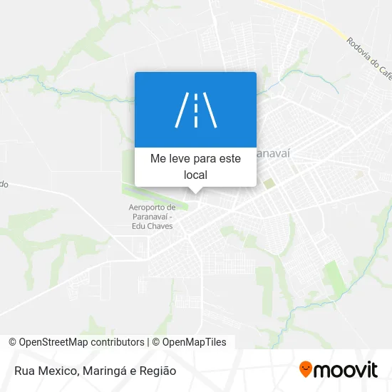 Rua Mexico mapa