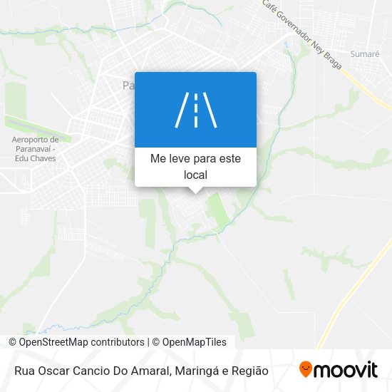 Rua Oscar Cancio Do Amaral mapa