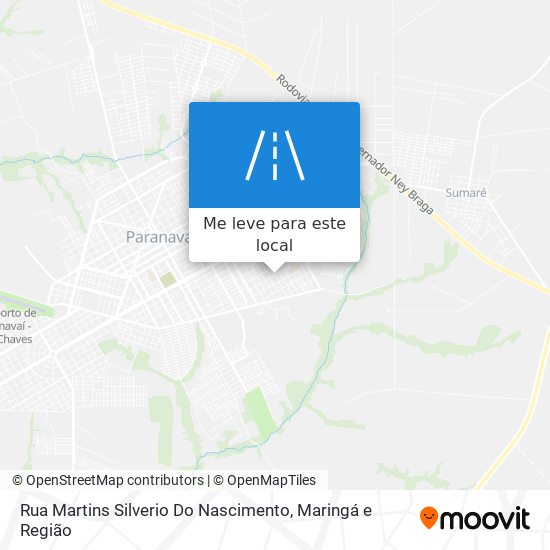 Rua Martins Silverio Do Nascimento mapa