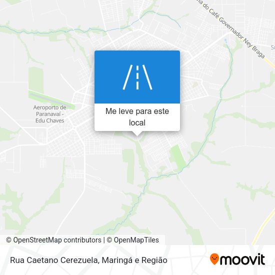 Rua Caetano Cerezuela mapa