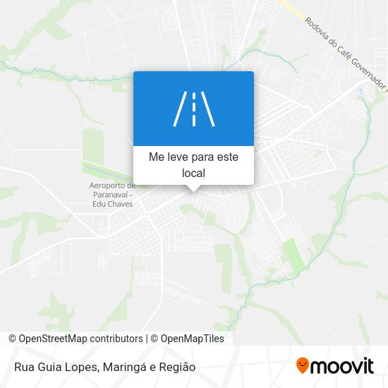 Rua Guia Lopes mapa