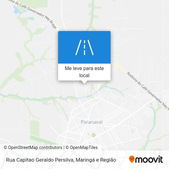 Rua Capitao Geraldo Persilva mapa