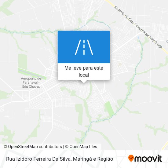 Rua Izidoro Ferreira Da Silva mapa