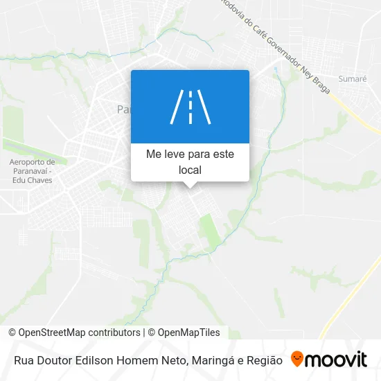 Rua Doutor Edilson Homem Neto mapa