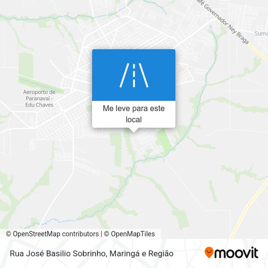 Rua José Basilio Sobrinho mapa