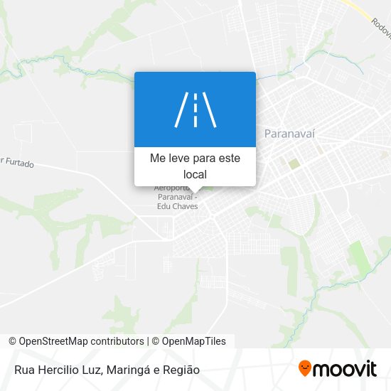 Rua Hercilio Luz mapa