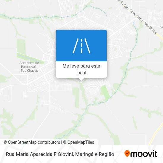Rua Maria Aparecida F Giovini mapa