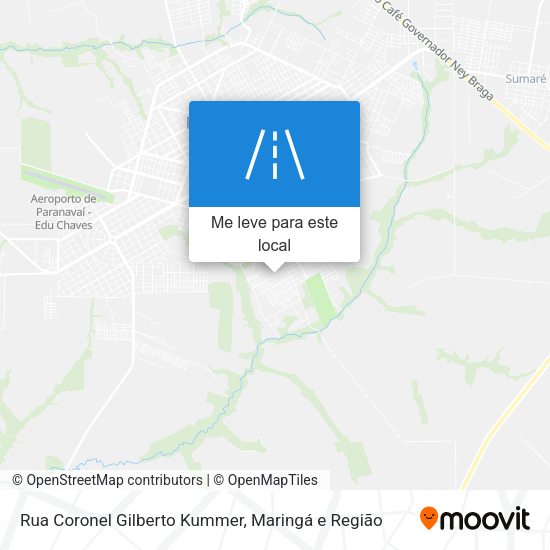 Rua Coronel Gilberto Kummer mapa
