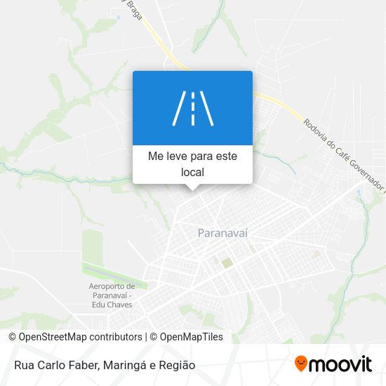 Rua Carlo Faber mapa