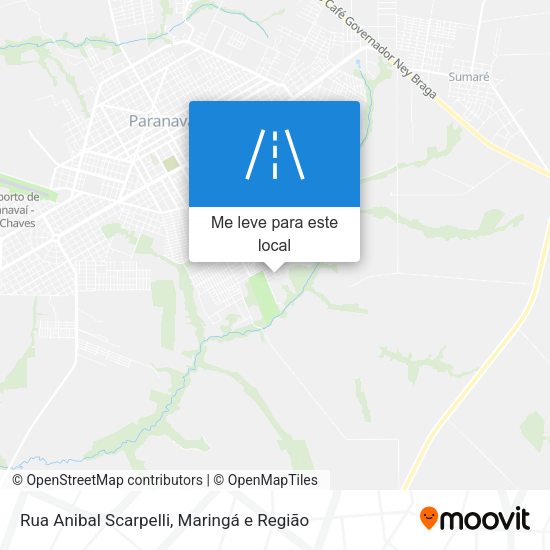Rua Anibal Scarpelli mapa