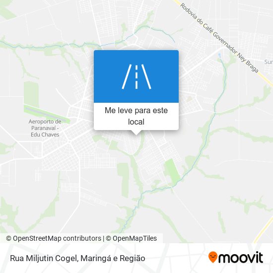 Rua Miljutin Cogel mapa