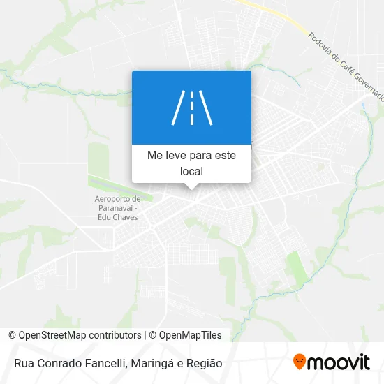 Rua Conrado Fancelli mapa