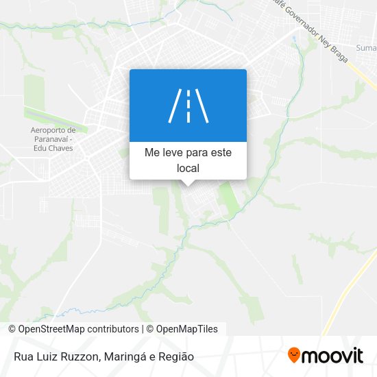 Rua Luiz Ruzzon mapa