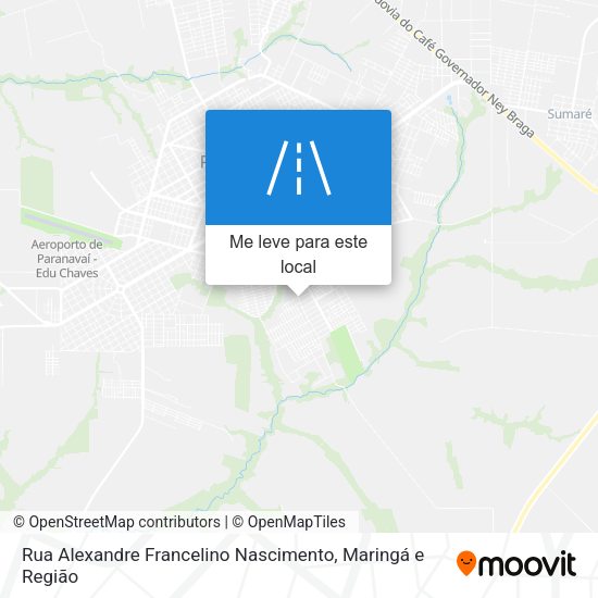 Rua Alexandre Francelino Nascimento mapa