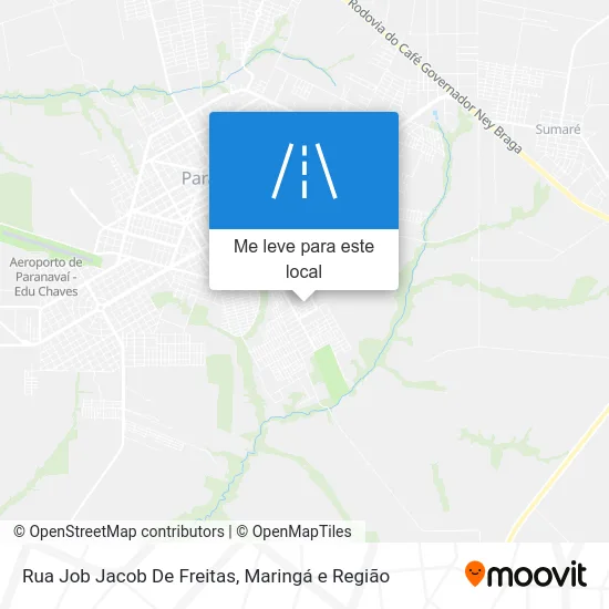 Rua Job Jacob De Freitas mapa