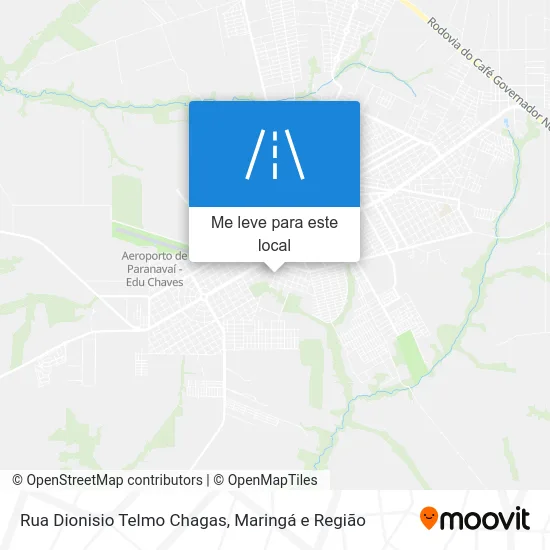 Rua Dionisio Telmo Chagas mapa