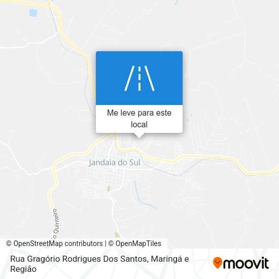 Rua Gragório Rodrigues Dos Santos mapa