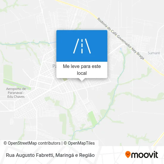 Rua Augusto Fabretti mapa