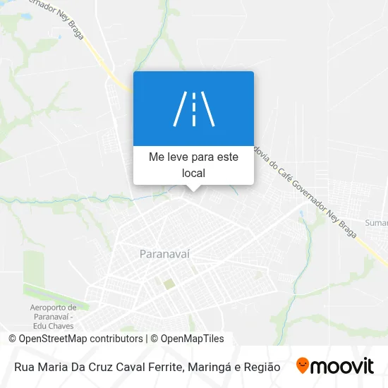 Rua Maria Da Cruz Caval Ferrite mapa