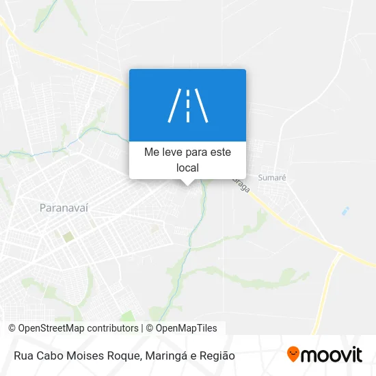 Rua Cabo Moises Roque mapa