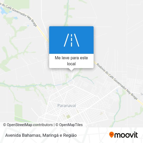Avenida Bahamas mapa