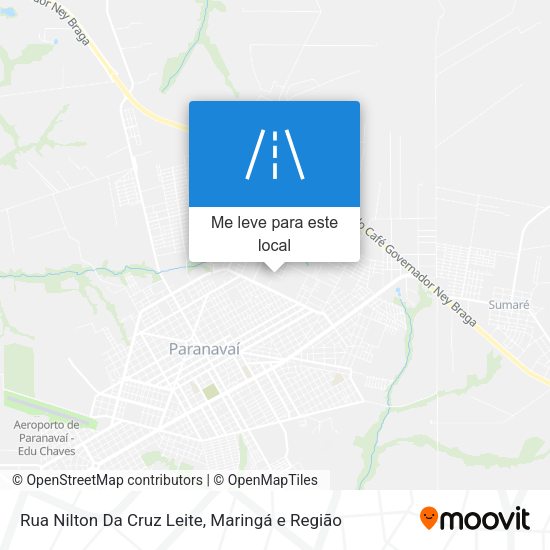 Rua Nilton Da Cruz Leite mapa