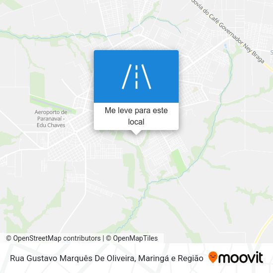 Rua Gustavo Marquês De Oliveira mapa