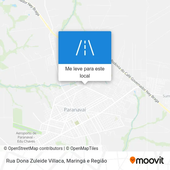 Rua Dona Zuleide Villaca mapa