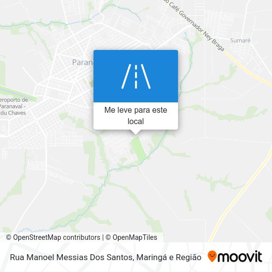 Rua Manoel Messias Dos Santos mapa