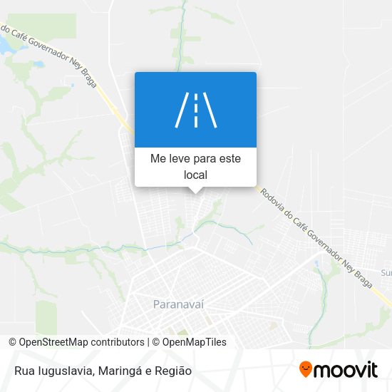 Rua Iuguslavia mapa