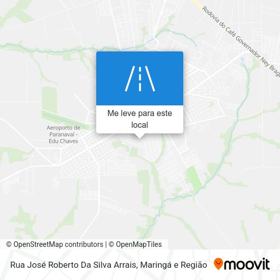 Rua José Roberto Da Silva Arrais mapa