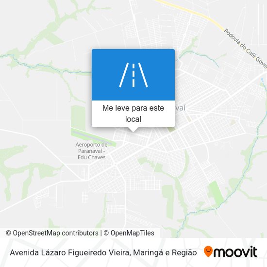 Avenida Lázaro Figueiredo Vieira mapa