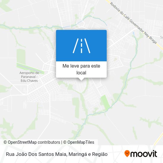Rua João Dos Santos Maia mapa
