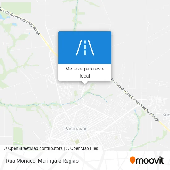 Rua Monaco mapa
