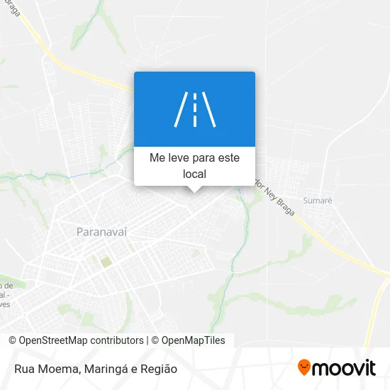 Rua Moema mapa