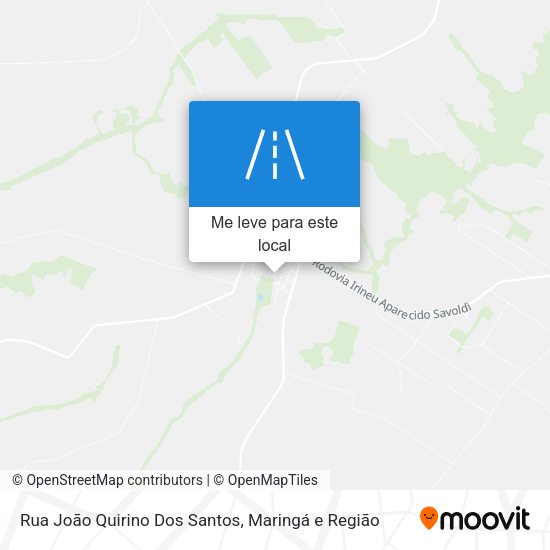Rua João Quirino Dos Santos mapa