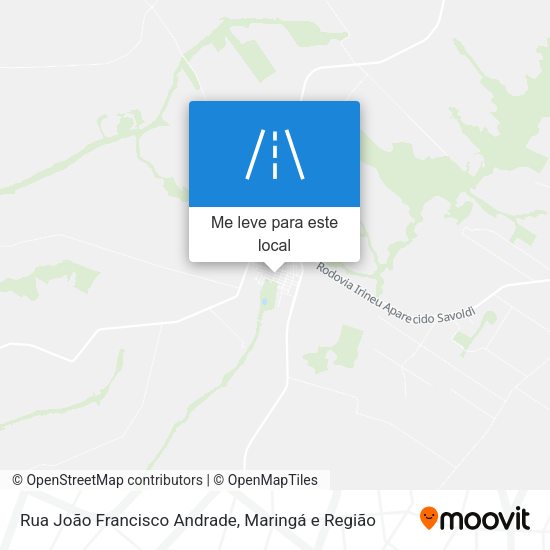 Rua João Francisco Andrade mapa