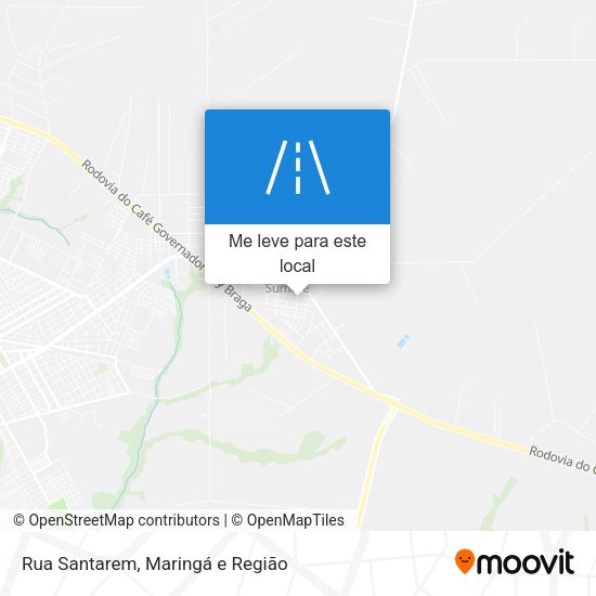 Rua Santarem mapa