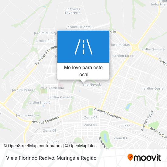 Viela Florindo Redivo mapa