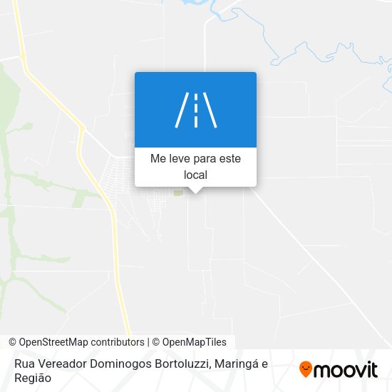 Rua Vereador Dominogos Bortoluzzi mapa