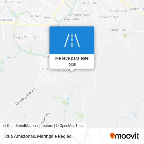 Rua Amazonas mapa