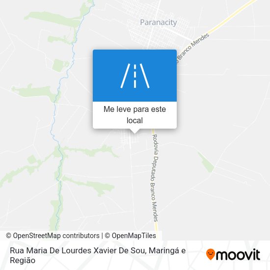Rua Maria De Lourdes Xavier De Sou mapa