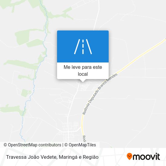 Travessa João Vedete mapa