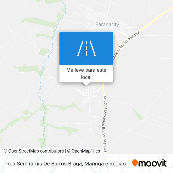 Rua Semíramis De Barros Braga mapa