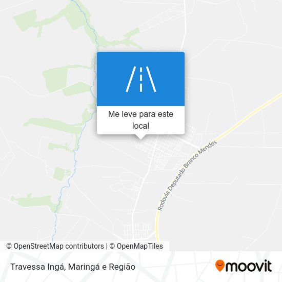 Travessa Ingá mapa