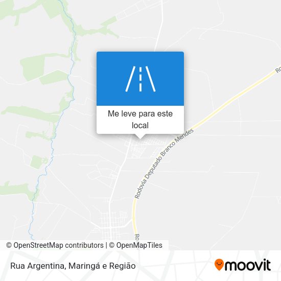 Rua Argentina mapa