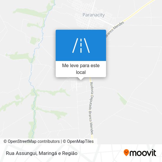 Rua Assungui mapa
