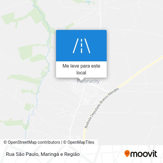 Rua São Paulo mapa